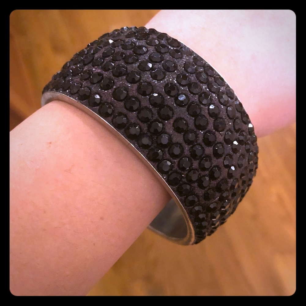 Black “Diamond” Chunky Bracelet
